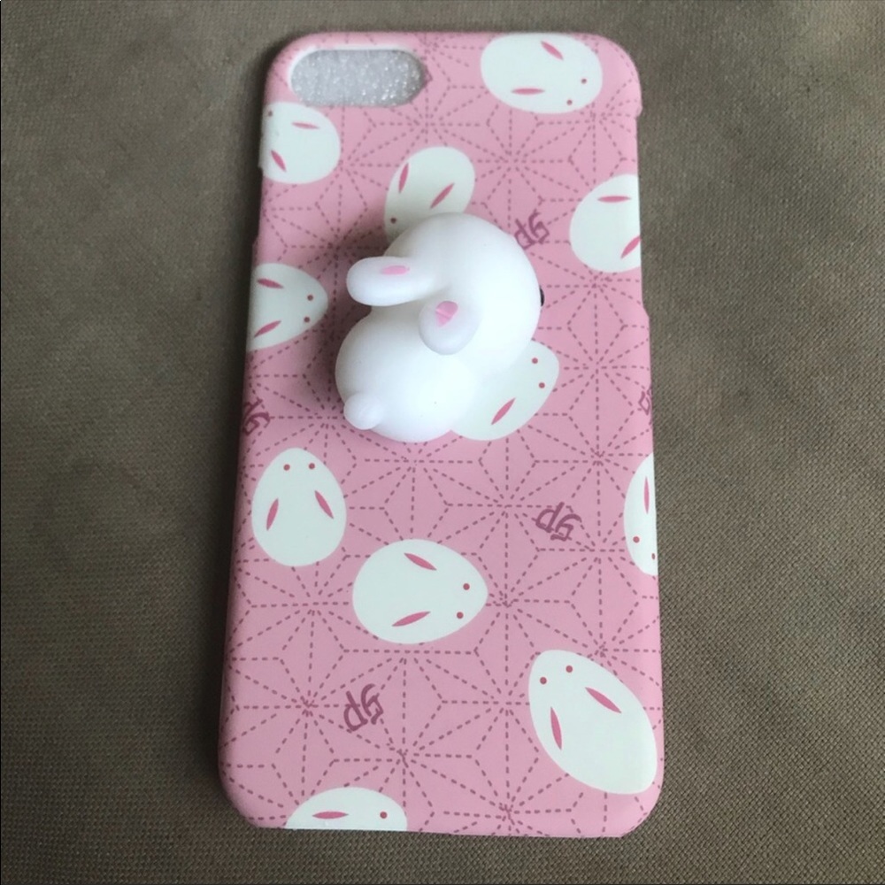 Squishy 3D Bunny iPhone Case